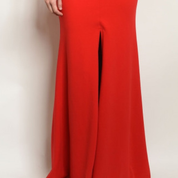 Formal Red Dress - Picture 4 of 4